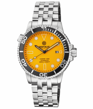 MASTER 1000 AUTOMATIC DIVER CERAMIC BLACK BEZEL - ORANGE FULL LUMINOUS DIAL