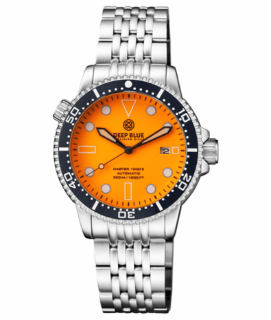 MASTER 1000 AUTOMATIC DIVER CERAMIC BLACK BEZEL - ORANGE FULL LUMINOUS DIAL