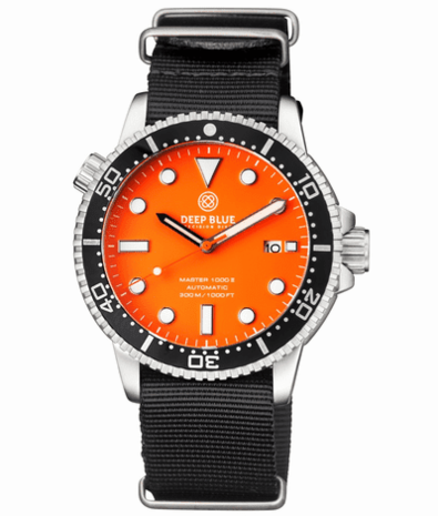 MASTER 1000 AUTOMATIC DIVER CERAMIC BLACK BEZEL - ORANGE FULL LUMINOUS DIAL