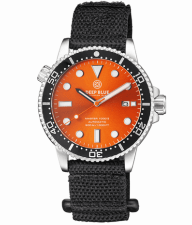 MASTER 1000 AUTOMATIC DIVER CERAMIC BLACK BEZEL - ORANGE FULL LUMINOUS DIAL