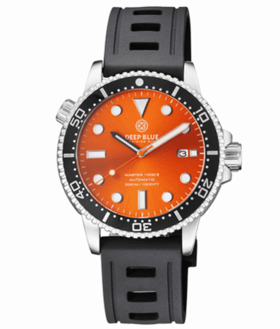 MASTER 1000 AUTOMATIC DIVER CERAMIC BLACK BEZEL - ORANGE FULL LUMINOUS DIAL