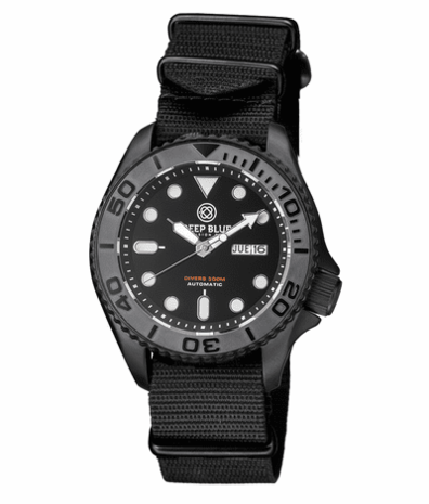 MILITARY DIVER 300 AUTOMATIC &ndash; PVD CERAMIC BEZEL PVD CASE DIVER BLACK DIAL