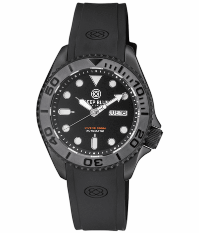 MILITARY DIVER 300 AUTOMATIC &ndash; PVD CERAMIC BEZEL PVD CASE DIVER BLACK DIAL