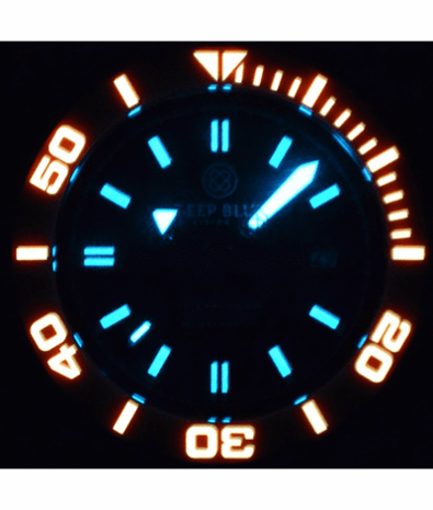 OCEAN DIVER COLLECTION WHITE/RED CERAMIC BEZEL - BLACK/RED DIAL BRACELET