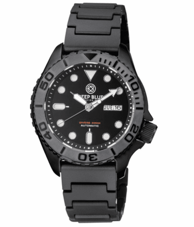 MILITARY DIVER 300 AUTOMATIC &ndash; PVD CERAMIC BEZEL PVD CASE DIVER BLACK DIAL