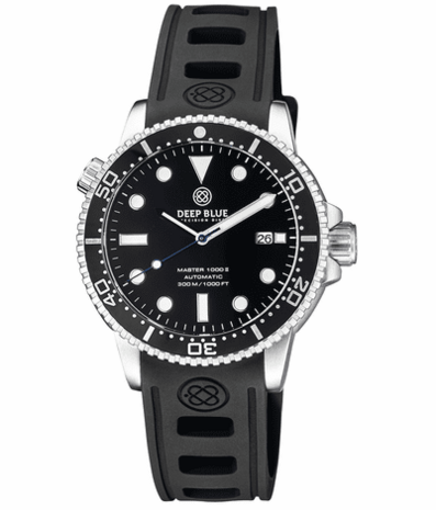 MASTER 1000 II 44MM AUTOMATIC DIVER BLACK CERAMIC BEZEL -BLACK MOTHER OF PEARL DIAL-BLUE SECOND HAND