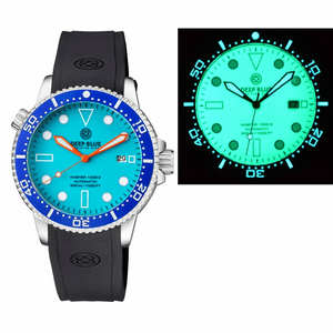 MASTER 1000 II 44MM AUTOMATIC DIVER BLUE CERAMIC BEZEL BLUE FULL LUME DIAL STRAP Europewebstore the official online webstore