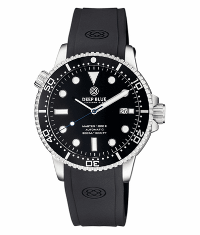 MASTER 1000 II 44MM AUTOMATIC DIVER BLACK CERAMIC BEZEL -BLACK GLOSSY DIAL-BLUE SECOND HAND