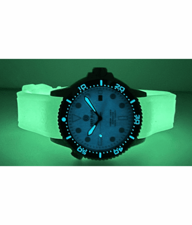 CUSTOM FIT LUMINOUS STRAP FOR MASTER 1000/DIVER 1000/ALPHA MARINE/JUGGERNAUT (IV &amp; V) /NUTO DIVER /DEFENDER/TRITDIVER/COMMANDER/RALLY/OCEAN DIVER/STEALTH OP OEM FIT -REPLACEMEN