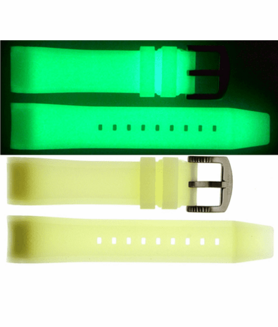 CUSTOM FIT LUMINOUS STRAP FOR MASTER 1000/DIVER 1000/ALPHA MARINE/JUGGERNAUT (IV &amp; V) /NUTO DIVER /DEFENDER/TRITDIVER/COMMANDER/RALLY/OCEAN DIVER/STEALTH OP OEM FIT -REPLACEMEN