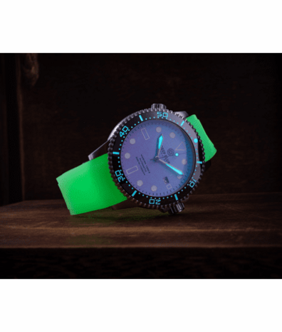 CUSTOM FIT LUMINOUS STRAP FOR MASTER 1000/DIVER 1000/ALPHA MARINE/JUGGERNAUT (IV &amp; V) /NUTO DIVER /DEFENDER/TRITDIVER/COMMANDER/RALLY/OCEAN DIVER/STEALTH OP OEM FIT -REPLACEMEN