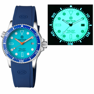 DIVER 1000 II 40MM AUTOMATIC DIVER BLUE CERAMIC BEZEL &ndash; BLUE FULL LUME DIAL STRAP