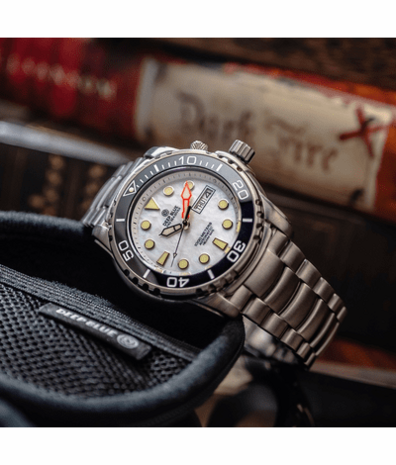 PRO SEA DIVER 1000M BRACELET CERAMIC BLACK BEZEL - MOTHER OF PEARL DIAL DIAL
