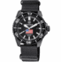 DAYNIGHT PATRIOT USA BLACK PVD CASE BLACK CERAMIC BEZEL - BLACK DIAL USA FLAG RED,WHITE, BLUE TRITIUM TUBES T-100 STRAP or BRACELET