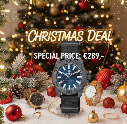 SPECIAL CHRISTMAS DEAL !!                                             DAYNIGHT STEALTH OPS CARBON CASE BLACK DIAL GREEN/ORANGE  