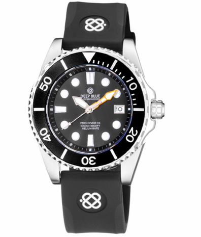 PRO DIVER 1K 1000M AUTOMATIC ALL PURPOSE DIVER BLACK DIAL STRAP