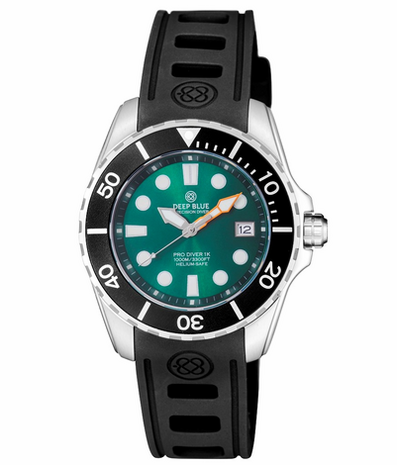 PRO DIVER 1K 1000M AUTOMATIC ALL PURPOSE DIVER GREEN EMERALD DIAL STRAP