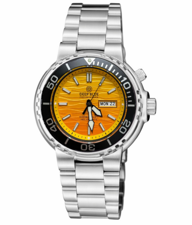 PRO SUN DIVER IV 1000 QUARTZ DIVER BRACELET GOLDENROD FADE DIAL