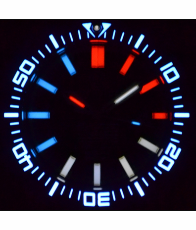 "INTRO PRICE " DAYNIGHT PATRIOT USA ORANGE HANDS TRITIUM TUBES T-100 BRACELET