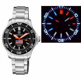 "INTRO PRICE " DAYNIGHT PATRIOT USA ORANGE HANDS TRITIUM TUBES T-100 BRACELET
