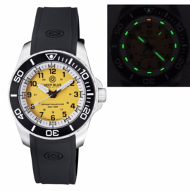 CHOOSE MODEL : DAYNIGHT 43MM DIVER SOLAR POWERED STAINLESS STEEL CASE TRITIUM WATCH