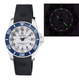 CHOOSE MODEL : DAYNIGHT 43MM DIVER SOLAR POWERED STAINLESS STEEL CASE TRITIUM WATCH