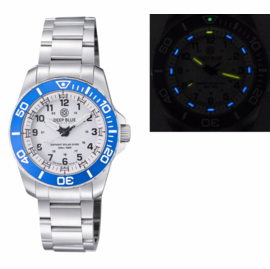 CHOOSE MODEL : DAYNIGHT 43MM DIVER SOLAR POWERED STAINLESS STEEL CASE TRITIUM WATCH
