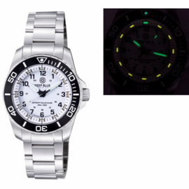 CHOOSE MODEL : DAYNIGHT 43MM DIVER SOLAR POWERED STAINLESS STEEL CASE TRITIUM WATCH