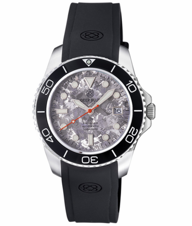 "BACK TO SCHOOL SPECIAL" PRO DIVER 200 SILVER GREY TITANIUM CRYSTAL DIAL 42.5MM AUTOMATIC BRACELET DIVE WATCH
