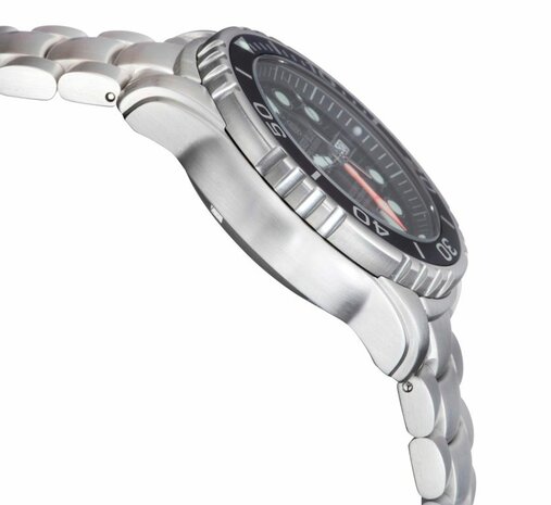 PRO SEA DIVER 1000M BRACELET CERAMIC BLACK BEZEL WHITE DIAL ORANGE INDICES BRACELET