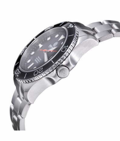 PRO DIVER 200 DUSTY ROSE TITANIUM CRYSTAL DIAL 42.5MM AUTOMATIC BRACELET DIVE WATCH