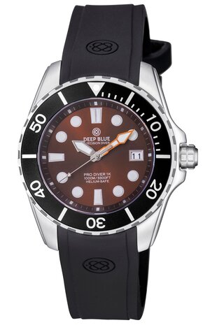 PRO DIVER 1K 1000M AUTOMATIC ALL PURPOSE DIVER MOCHA BROWN DIAL STRAP