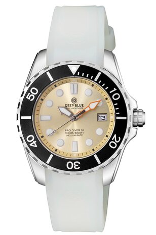 PRO DIVER 1K 1000M AUTOMATIC ALL PURPOSE DIVER CHAMPAGNE DIAL STRAP