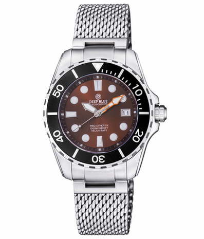 PRO DIVER 1K 1000M AUTOMATIC ALL PURPOSE DIVER MOCHA BROWN DIAL BRACELET