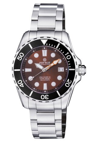 PRO DIVER 1K 1000M AUTOMATIC ALL PURPOSE DIVER MOCHA BROWN DIAL BRACELET