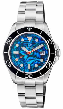 PRO DIVER 200 BLUE ABALONE DIAL 42.5MM AUTOMATIC BRACELET DIVE WATCH