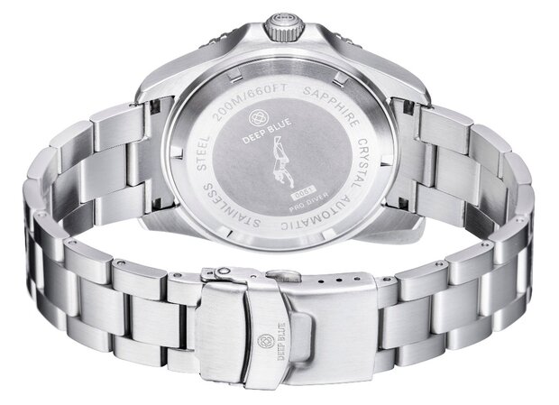 PRO DIVER 200 DEEP JADE TITANIUM CRYSTAL DIAL 42.5MM AUTOMATIC BRACELET DIVE WATCH