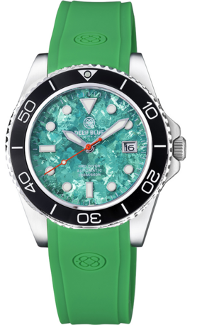 PRO DIVER 200 DEEP JADE TITANIUM CRYSTAL DIAL 42.5MM AUTOMATIC BRACELET DIVE WATCH