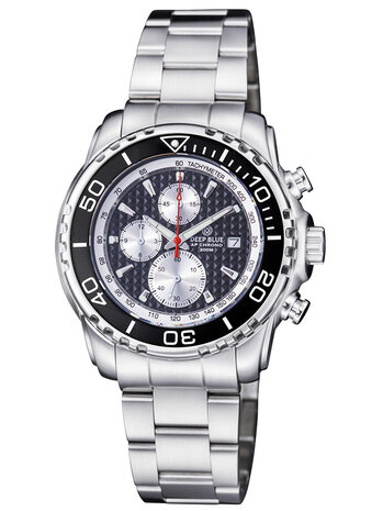 AP CHRONOGRAPH QUARTZ 200M CERAMIC BEZEL BLACK DIAL BRACELET