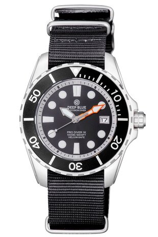 Pro Diver 1000 &mdash; All Purpose Black (White Dial Ring)