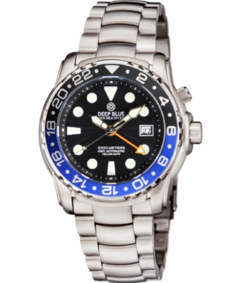 PRO SEA DIVER 1000M GMT AUTOMATIC BLACK/BLUE BEZEL BLACK DIAL BRACELET