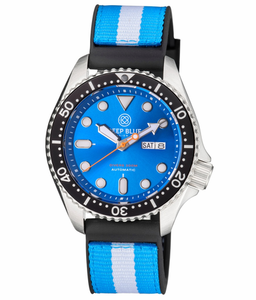 NATO DIVER 300 AUTOMATIC â SS DIVER BLACK BEZEL-LIGHT BLUE DIAL